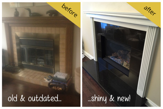 New Gas Fireplace Installation